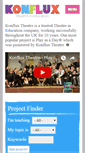 Mobile Screenshot of konfluxtheatre.co.uk